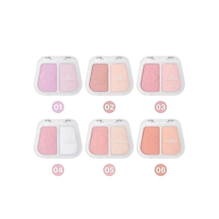 ODBO DUO FUSE BLUSH & HIGHLIGHT (OD1333) โอดีบีโอ ดูโอ้ ฟิวส์ บลัช แอนด์ ไฮไลท์ x 1 ชิ้น abcmall