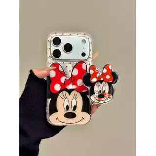 เมาส์ลายจุดเหมาะสําหรับเคสโทรศัพท์มือถือ iPhone17, Apple 16promax ใหม่ 15pro ผู้หญิง 13 เคสป้องกัน 14 17promax 16pro 14promax 15promax