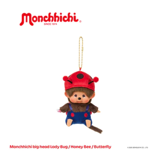 Monchhichi Keyring Bag Charm 🐝🦋🐞 พวงกุญแจตุ๊กตาแมลงสุดคิวท์ ติดกระเป๋าเป้ได้ง่าย ของแต่งกระเป๋าน่ารัก 🎒✨