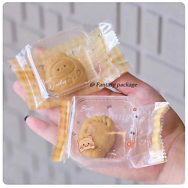 ถุงซีลขยายข้างลายน่ารัก ใส่ขนม คุกกี้ บราวนี่ แพคเกจเบเกอรี่