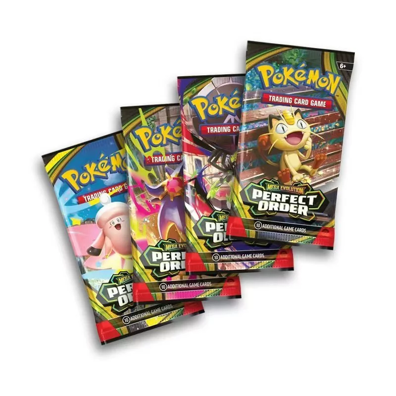 โปเกมอน การ์ดสะสมของแท้ Mega Evolution Perfect Order ซองสุ่มการ์ด Pokémon ลุ้นการ์ดหายาก สำหรับนักสะสม พร้อมส่ง thumbnail 3