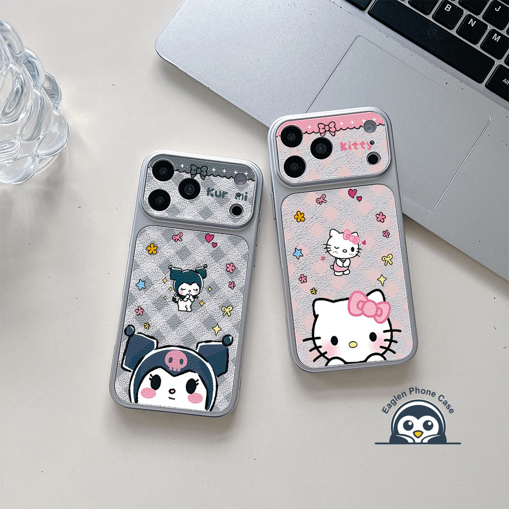 ดอกไม้น่ารัก Kitty Cat PU หนังสําหรับ Xiaomi 17T 17 Pro Max 15 15T 14 14T 13T 12 Ultra 12T 12S 12X Mi 11i 11X 11 Lite Pro 5G 4G หรูหราลายสก๊อตเงินปลอกนุ่ม