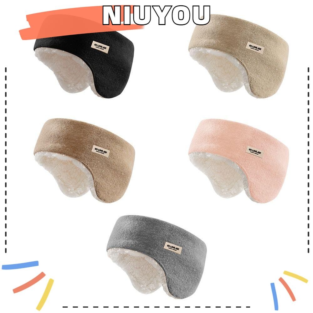 NIUYOU Headwear ที่ปิดหูสำหรับฤดูหนาว เหมาะสำหรับการเล่นกีฬากลางแจ้ง