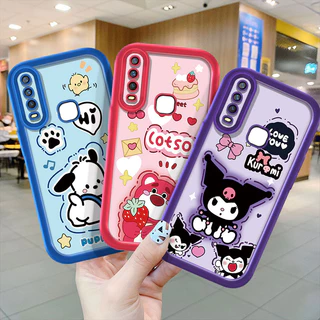 TPU ซิลิโคนนุ่มเคสโทรศัพท์สําหรับ VIVO Y3S2020 Y11 Y12 1940 1906 1904 1902 1901 Y17 Y15 Y12i Y20 Y20S Y20T Y12S Y20i Y12A น่ารักการ์ตูน Kuromi หมี