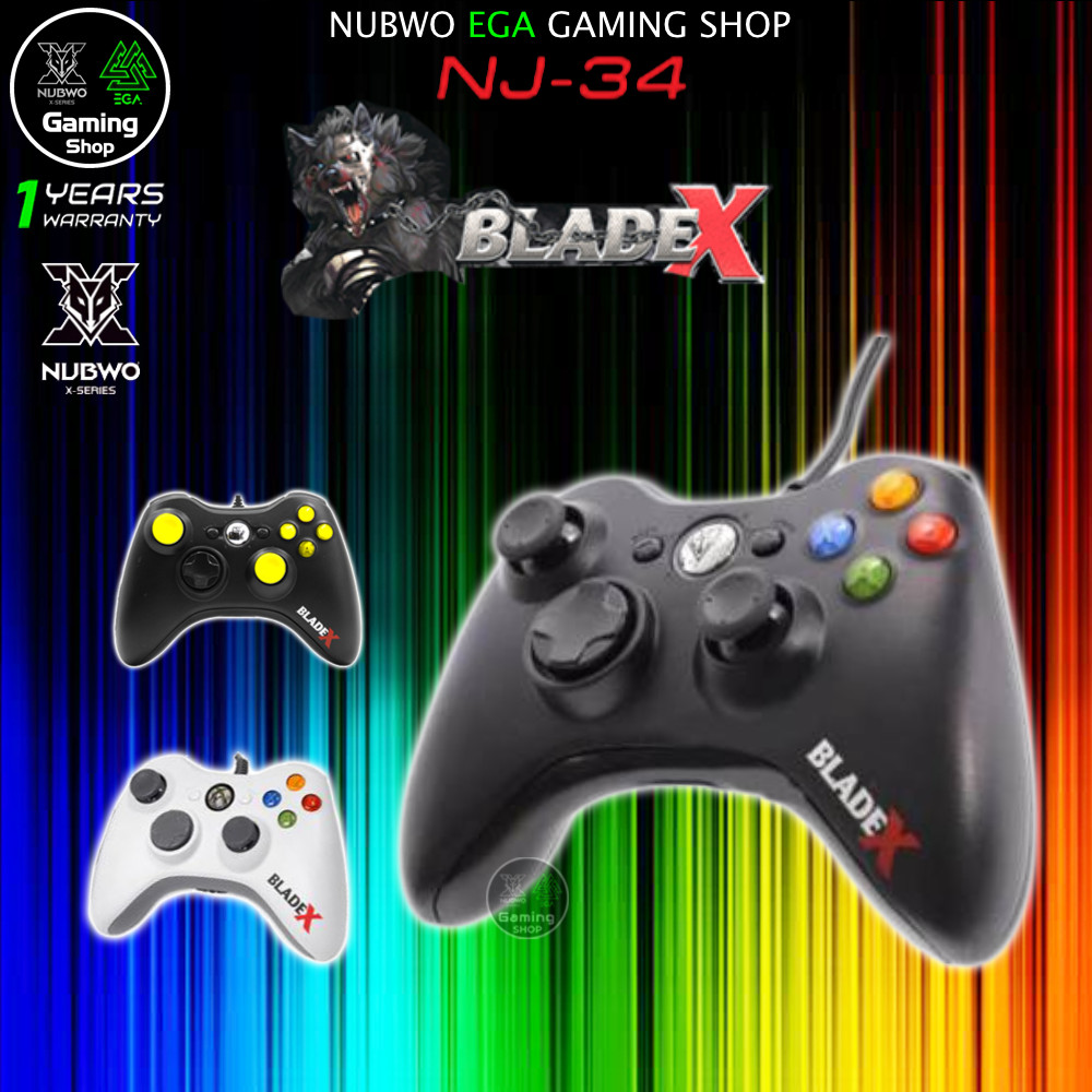 🎮 GAMING NUBWO NJ34 จอย JOY Stick NUBWO Joy Games Stick Analog USB DirectInput จอยเกมส์ จอยคอมพิวเตอร์ NJ-34 เดี่ยวสั่น