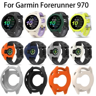 สําหรับผู้เบิกทาง Garmin 970 ซิลิโคนนุ่มสีสัน Protector กรณีเชลล์ปกป้องสําหรับ Forerunner 570 47 มม.42 มม.Smrat นาฬิกาฝาครอบ Accessorie ป้องกันหน้าจอ