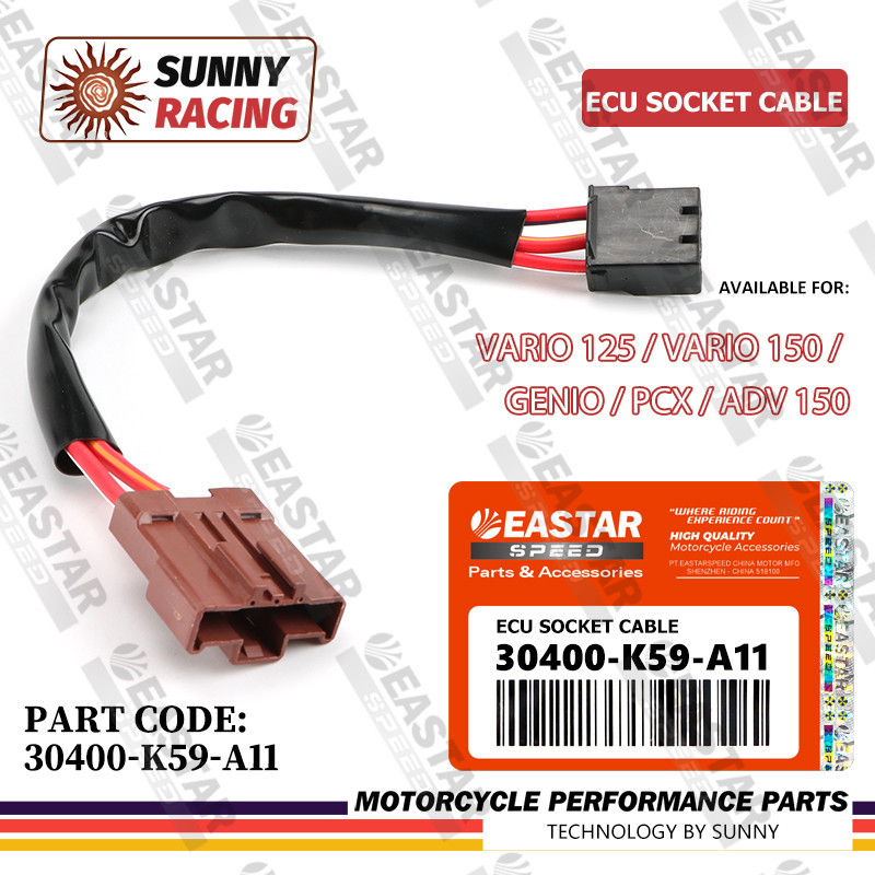 ซ็อกเก็ต ECM ECU CLICK150 , VARIO 125 150 , PCX ADV 150 , Click V1 V2 GENIO รหัสชิ้นส่วน K59