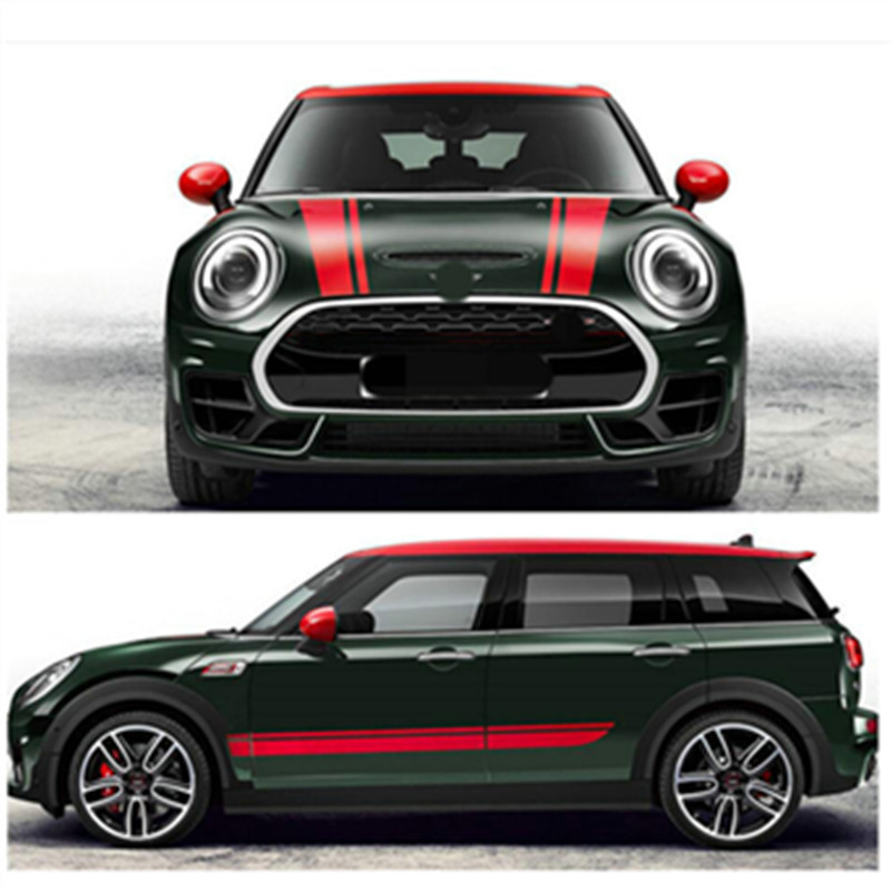 เหมาะสําหรับ BMW MINI JCW Clubman F54 กระโปรงด้านข้างด้านหน้ารถสติกเกอร์ดัดแปลงสติกเกอร์ที่ไม่ซ้ํากั