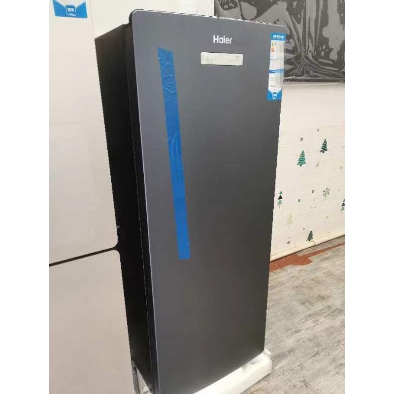 เครื่องขนส่งโลจิสติกส์ Haier ตู้แช่แข็งแนวตั้ง BD-152WGHS9B8 Deep Sea Blue