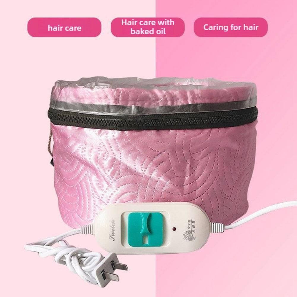 ความร้อนไอน้ําไฟฟ้าหมวกผม Steamer น้ํามันหมวกจัดแต่งทรงผม Beauty Care C8u2