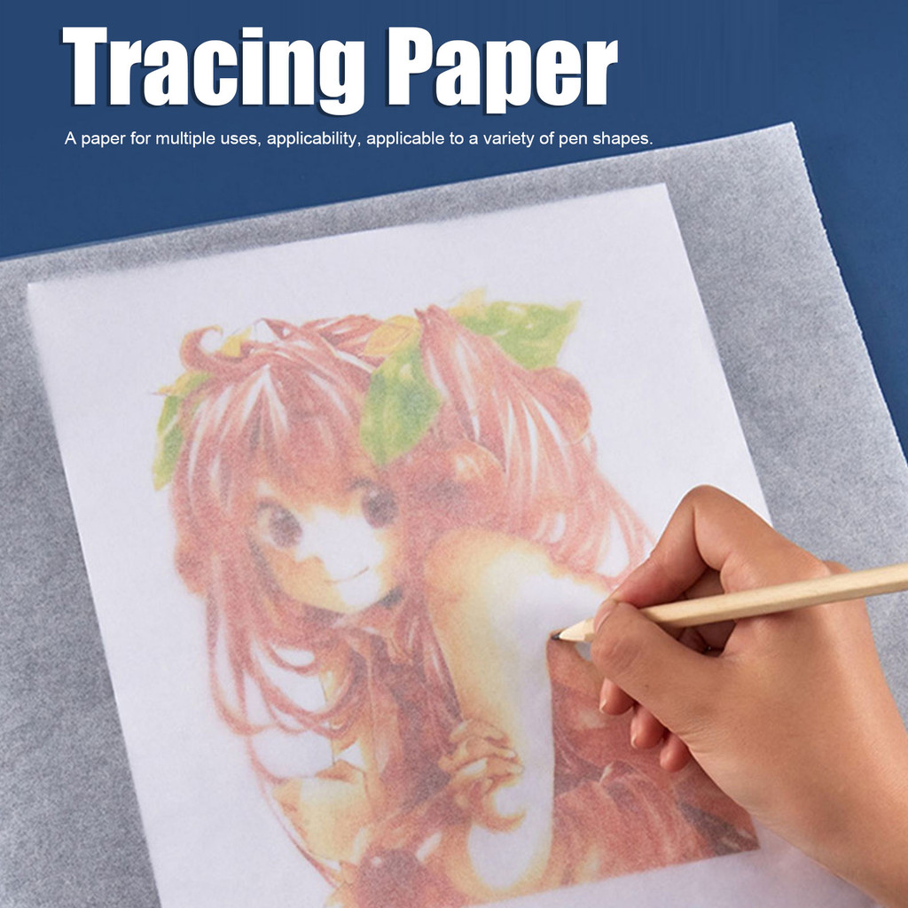Spr- Tracing Paper Roll กระดาษลายความโปร่งใสสูงสีขาวสําหรับเย็บ Dressmaking Sketch Drafting