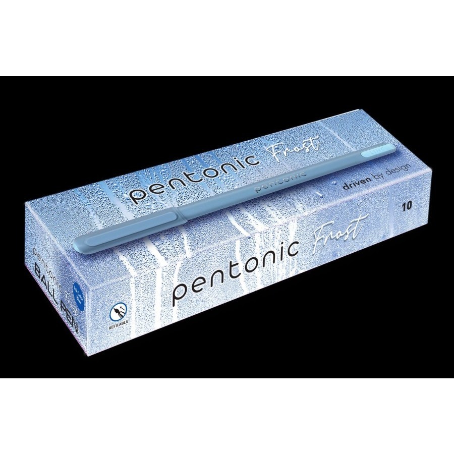 (3 ชิ้น) Pentonic Ball Pen Frost Original 0.7 มม