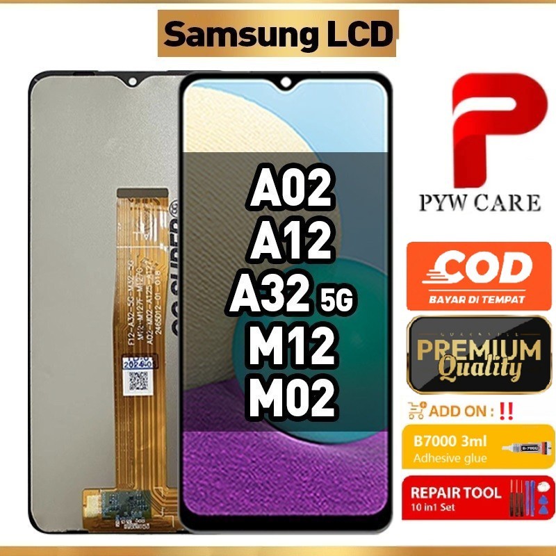 หน้าจอ LCD ที่รองรับสําหรับ Samsung A02 / Samsung A12 / Samsung M02 / Samsung M12 / Samsung A32 5G ห