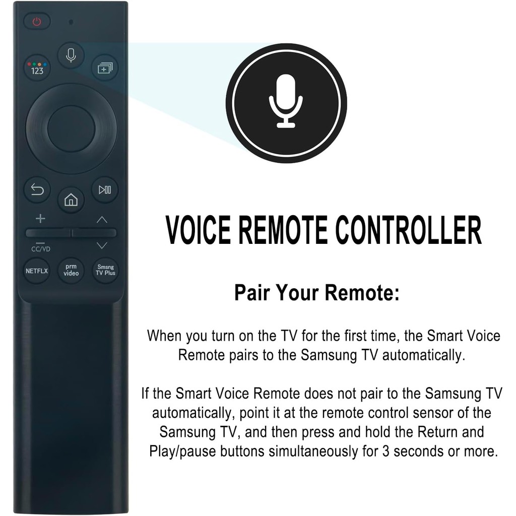 บีเอ็น5901357F เสียงรีโมทคอนโทรลสําหรับ Samsung QN850A QN900A QN90A QN9DA Series TV QN65QN850A QN75Q