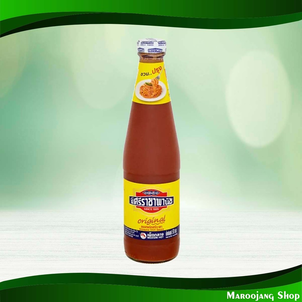 ซอสพริก เผ็ดกลาง ศรีราชาพานิช 570ก. Chili Sauce Medium Spicy Sriracha Panich