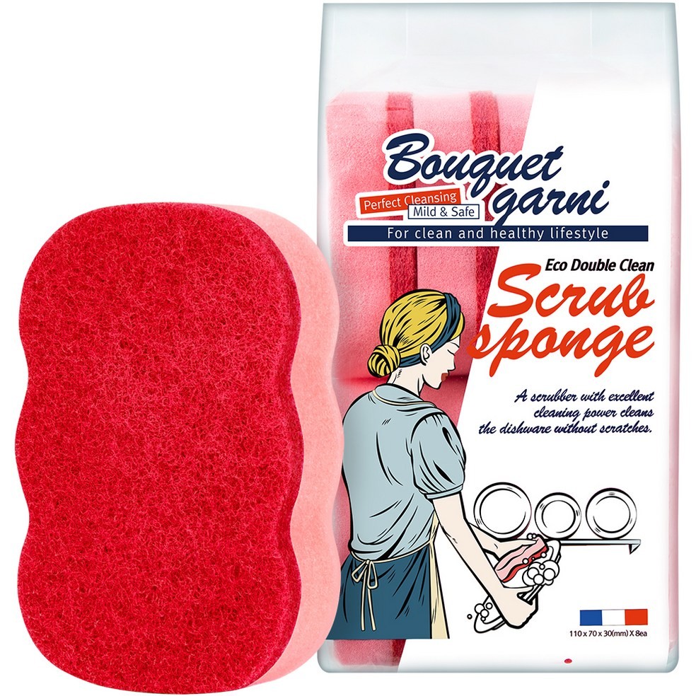 [Bouquet Garni] Eco Double Clean Scrub sponge
