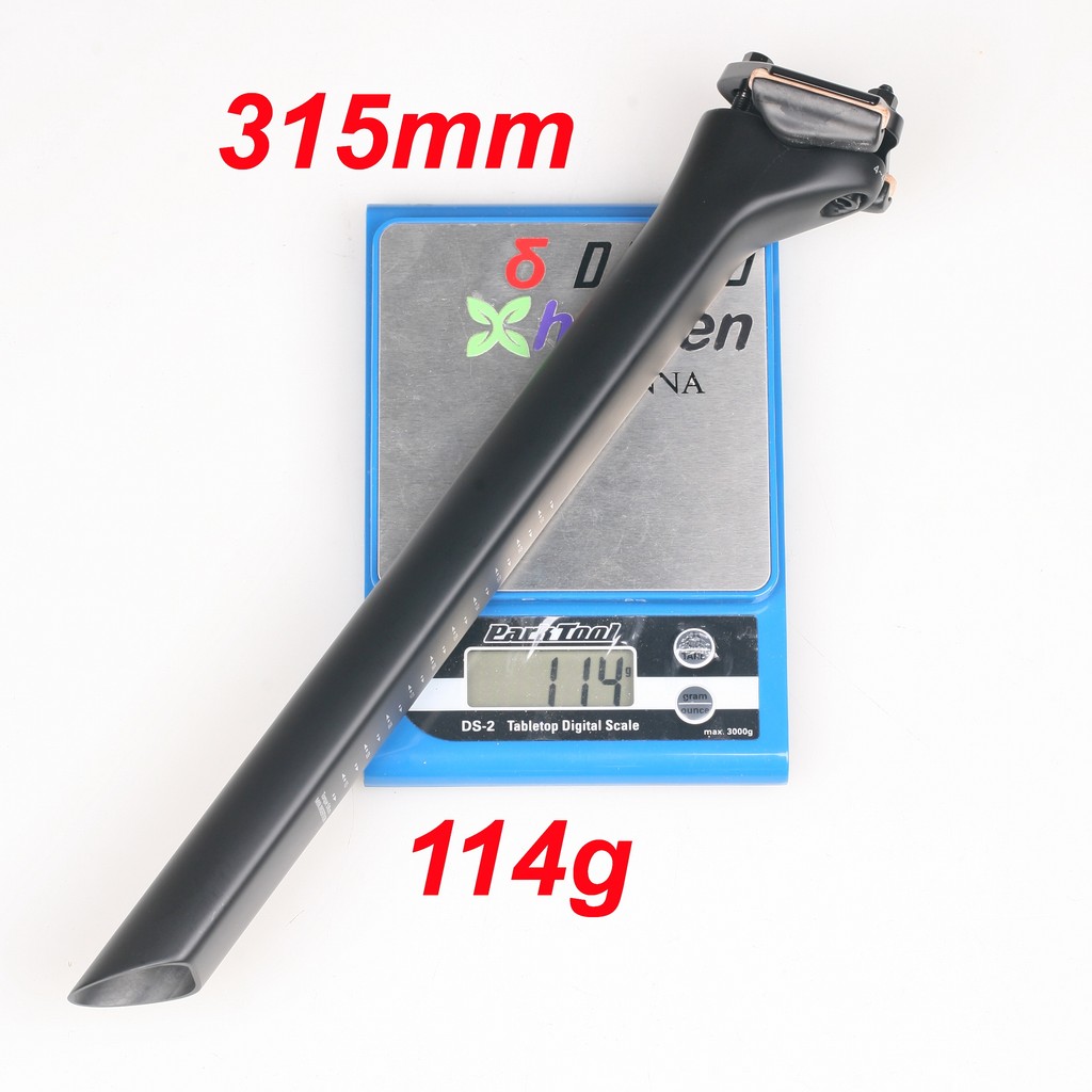 HY เหมาะสําหรับ Cervelo คาร์บอนไฟเบอร์ Seatpost R5, Calidonia 5 Ultra-Light Straight Seatpost Crooke