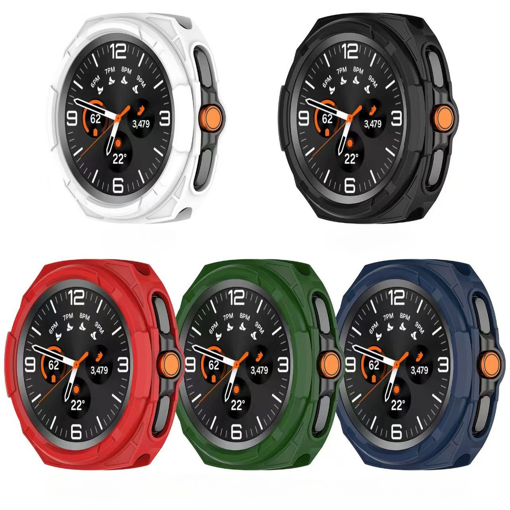 สําหรับ Samsung Galaxy Watch 8 6 4 3 Classic 46/47/43/42/41 มม. Bezel + เคส TPU ป้องกัน