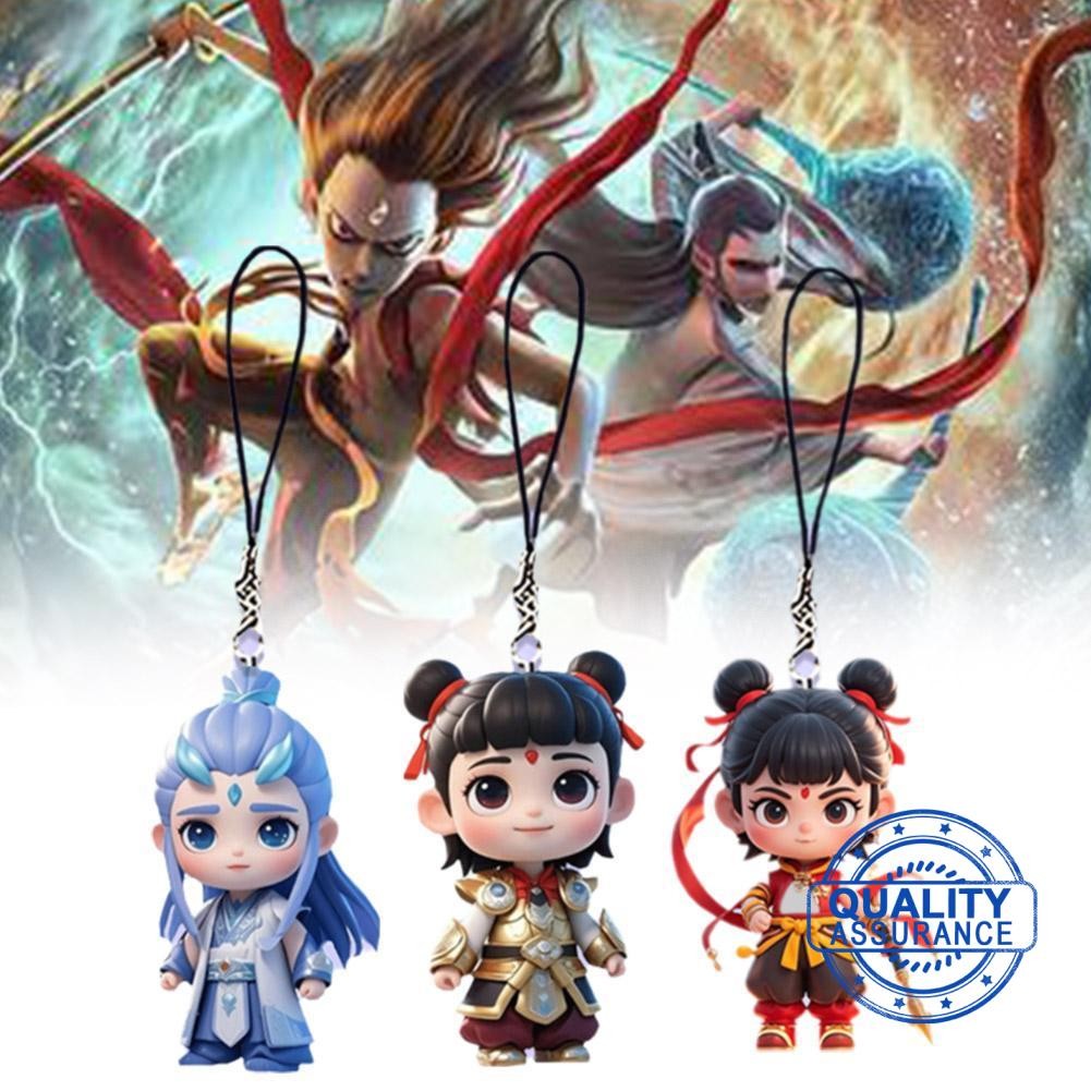 โลตัสเค้ก Cp จี้ Nezha 2 เด็กปีศาจพิชิตโทรศัพท์ Bing Nezha จี้ King Mobile I0a6