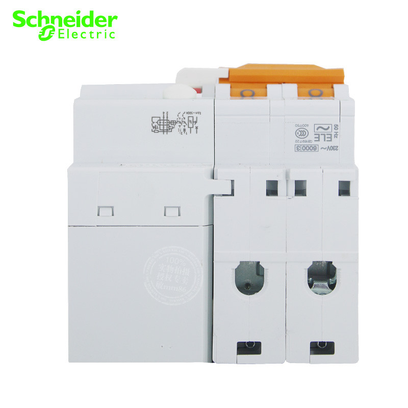 ของแท้ Schneider E9 Series EA9RN2C6330C 2P63A Schneider เบรกเกอร์ป้องกันการรั่วไหล