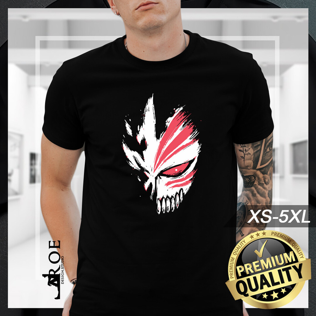 Baju Tshirt BLEACH HOLLOW ANIME Unisex + Plus Size 911+
