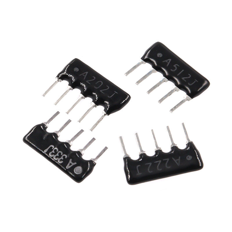 5-Pin ความต้านทาน A05-102 Pin Pitch 2.54 มม.ปลั๊กตรง 1/10/20/100 K 104 5.1 K 2.2 K 103