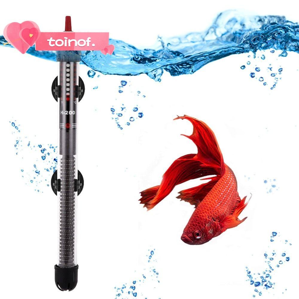 TOINOF 1 ชิ้น Submersible Heater, EU/US Plug Aquarium Fish Tank Thermostat เครื่องทําความร้อน Rod,ทนทาน 110 V/220 Vปรับอุณหภูมิ 25 W/50 W/100 W/200 W/300 W น้ําความร้อน Rod