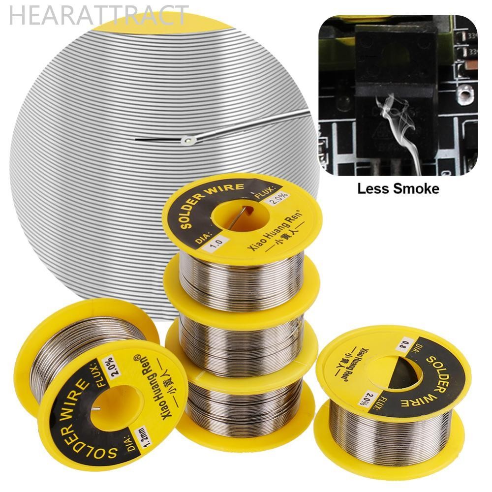 HEARATTRACT 60/40 ลวดบัดกรี 0.5/0.8/1.0/1.2 มม.Rosin Coreดีบุกบัดกรีลวดบัดกรีเชื่อมFLUX 2.0% เหล็กลว
