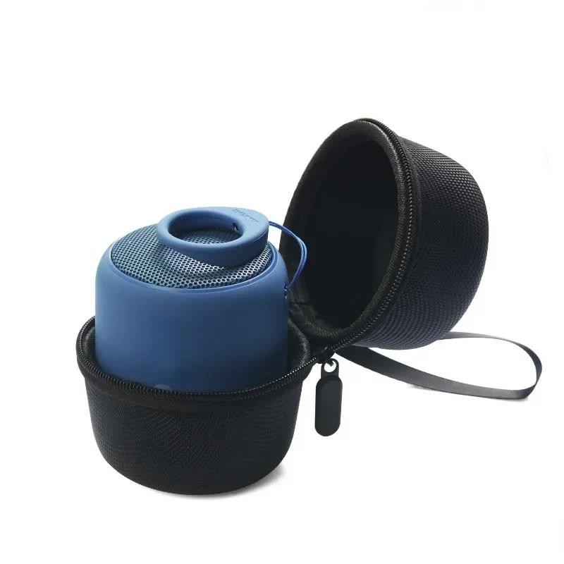 กระเป๋าคอลัมน์ลําโพงบลูทูธสีดําสําหรับ Sony SRS-XB10/Sony XB10 ไนลอนซิปกระเป๋าเดินทางกลางแจ้งพร้อมสา