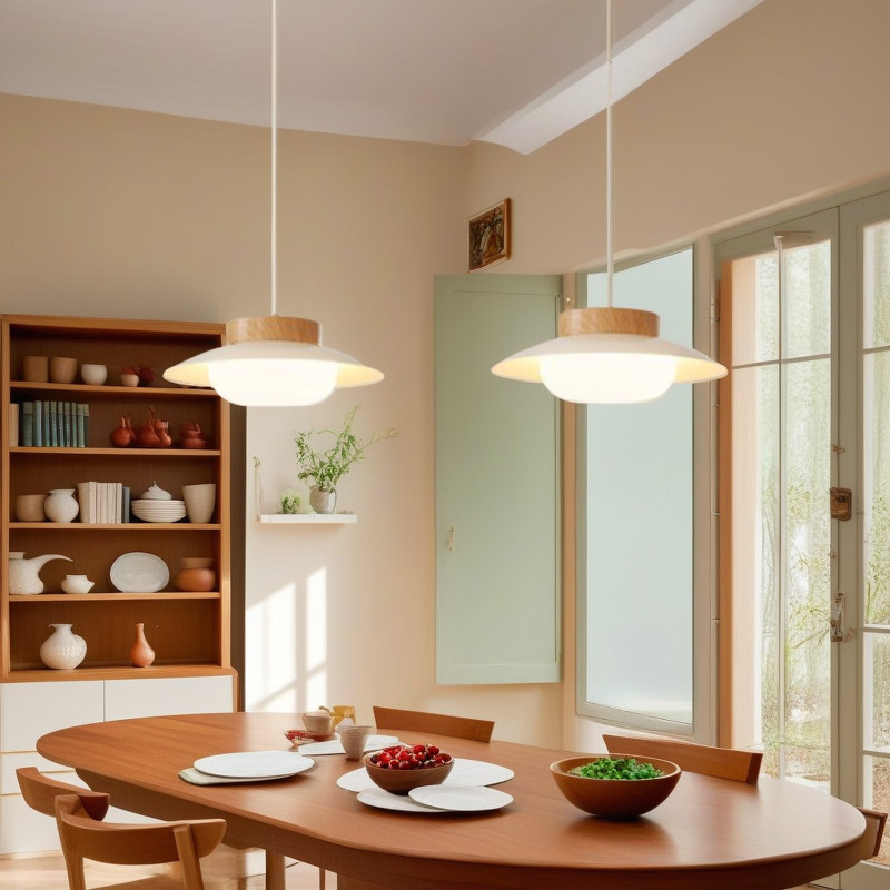 โคมไฟระย้า สไตล์ญี่ปุ่น เข้าสู่ระบบ LED นอร์ดิก วินเทจ ใช้สำหรับ ห้องนอน ห้องนั่งเล่น ร้านอาหาร ตกแต่งบ้าน - รูปที่ 2