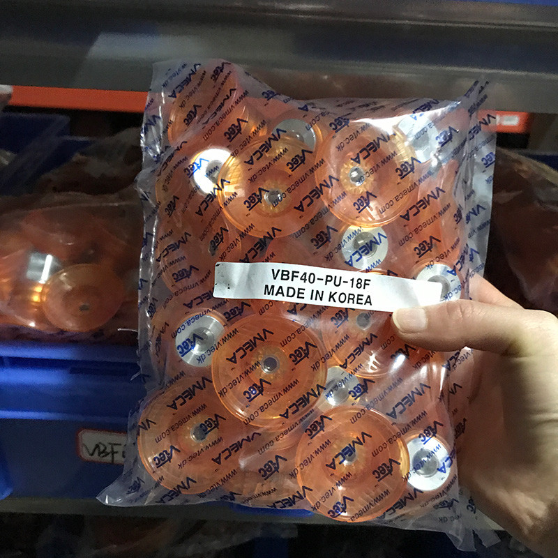 นําเข้าเกาหลี Vmeca/Vtec ถ้วยดูดสูญญากาศ VBF40PU-14/8F/M Manipulator ด้ายภายนอกภายใน