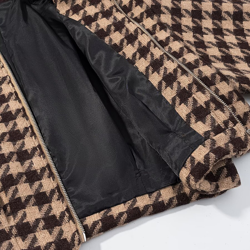 เสื้อแขนยาวสตรี ลายสก๊อต สไตล์ยุโรป-อเมริกัน คลาสสิค ใส่ได้ทุกวัน - รูปที่ 6