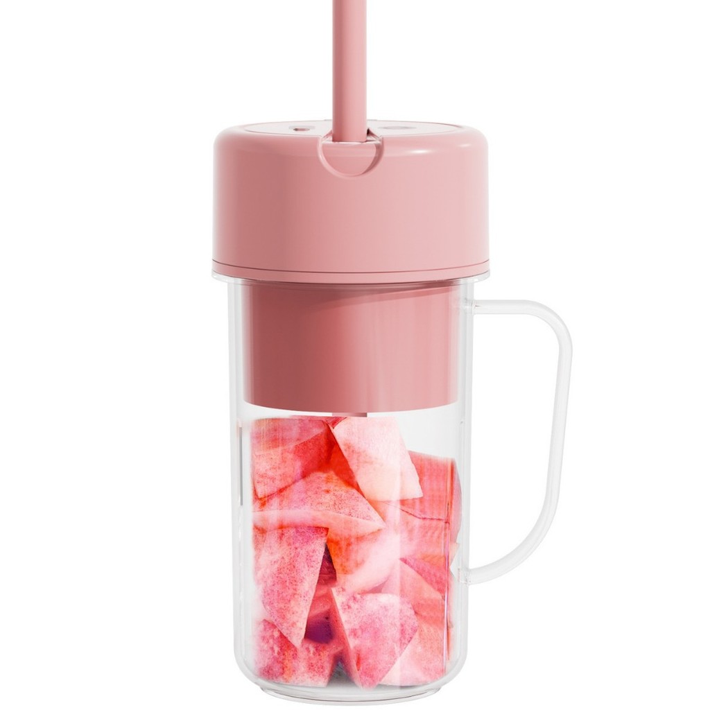 ถ้วยคั้นน้ําผลไม้แบบพกพา USB เครื่องคั้นน้ําผลไม้กลางแจ้ง Six-Page ชาร์จแบบพกพาสไตล์ใหม่ถ้วยคั้นน้ํา