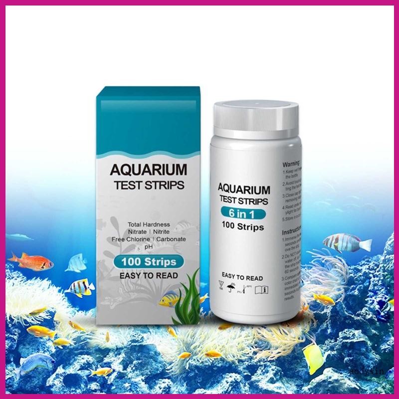 (ส่วนลดสูง)aodysin.th Aquarium Water Test Kit ตรวจจับไนไตรท์ ไนเตรต KH PH คลอรีนสําหรับ GH Easy Read