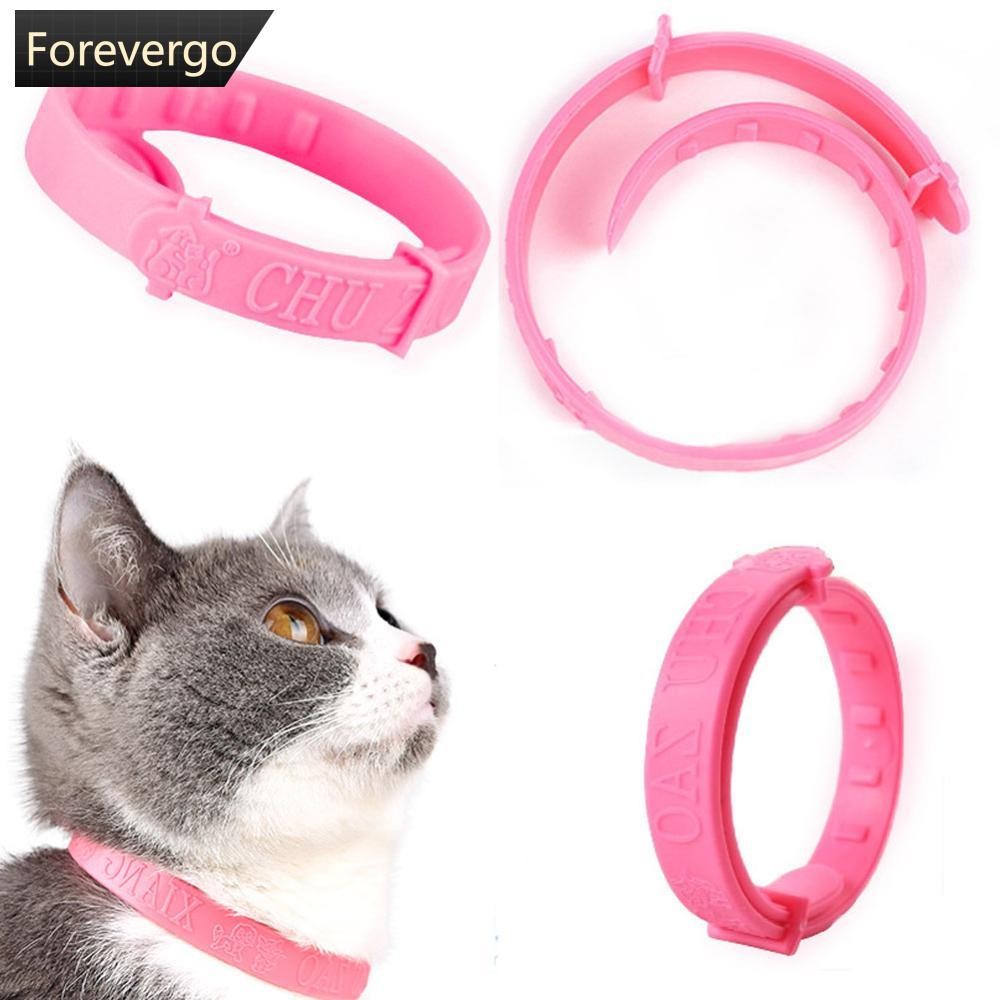 FVG Cat Anti Flea Mite Tick Collar ไม่มีหมัดกรูมมิ่งเครื่องมือลูกแมว Remedy สายคล้องคอปลอกคอสัตว์เลี