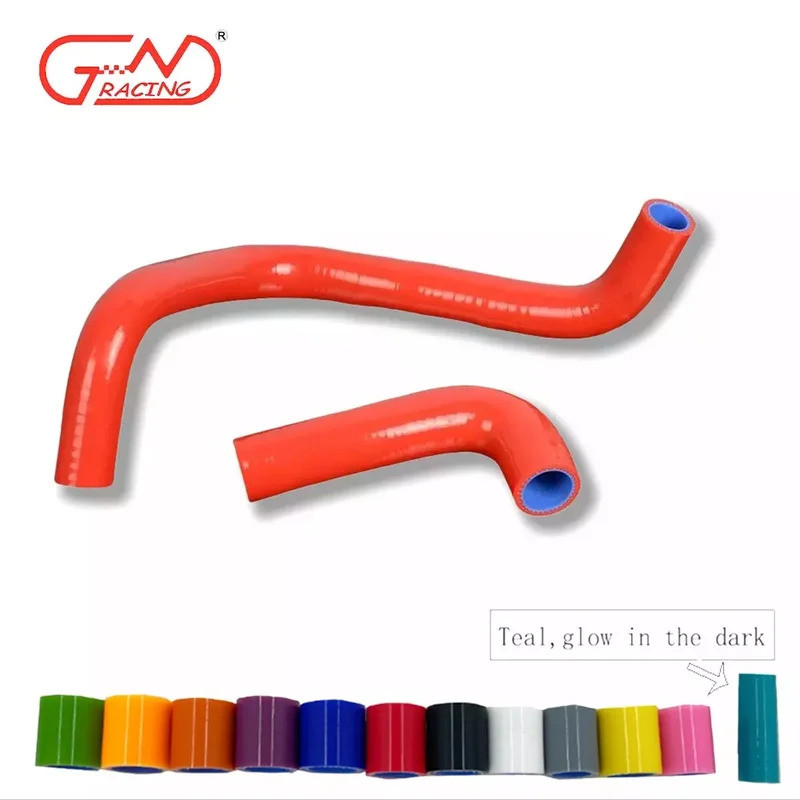 Fit 1986 Kawasaki ZL 600 ZL600A 1986 ซิลิโคนหม้อน้ํา Coolant ท่อชุดท่อ