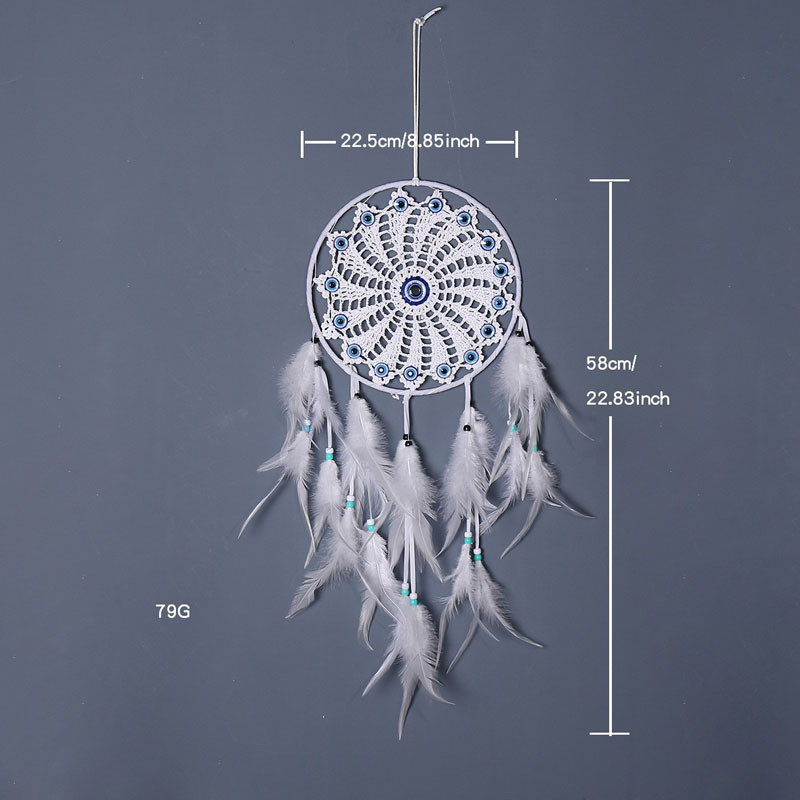 ตาข่ายดักฝัน Dream Catcher รุ่น Evil Eye แฮนด์เมด รูปที่ 7