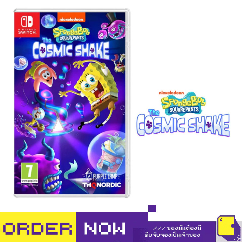 [+..••] พร้อมส่ง | NSW SPONGEBOB SQUAREPANTS: THE COSMIC SHAKE (เกม Nintendo Switch™ 🎮) | By ClaSsIC