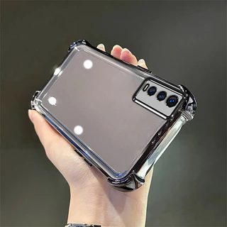 เคส Vivo V2026/V2027/V2043/V2032/V2048/V2029 สี่มุม Shock-proof โปร่งใส TPU เคสโทรศัพท์ SJDK