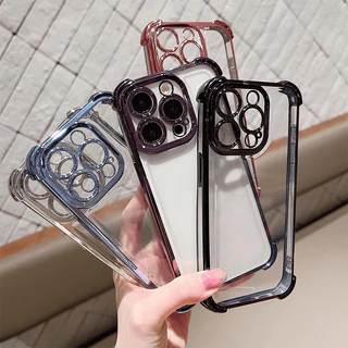เคส Vivo V2026/V2027/V2043/V2032/V2048/V2029 สี่มุม Shock-proof โปร่งใส TPU เคสโทรศัพท์ SJDK