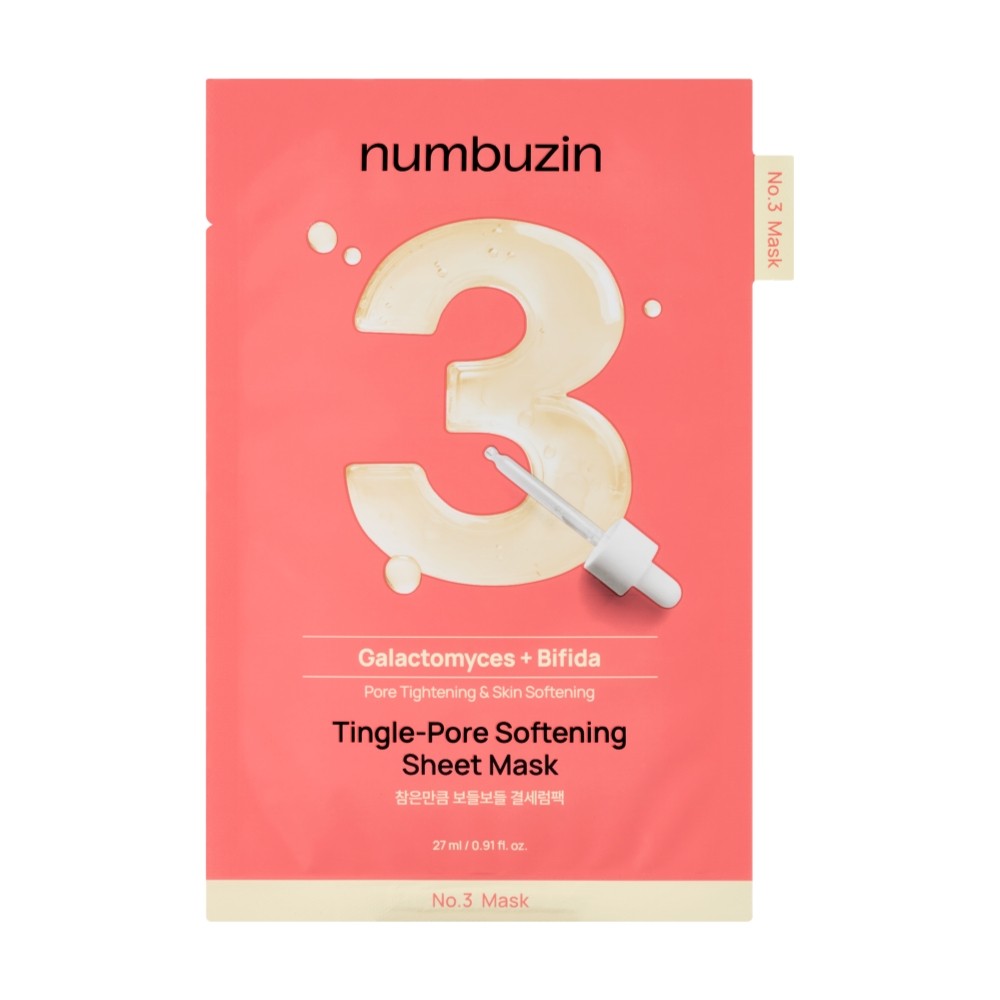 Numbuzin No. 3 Tingle-Pore Softening Sheet Mask 10 sheets