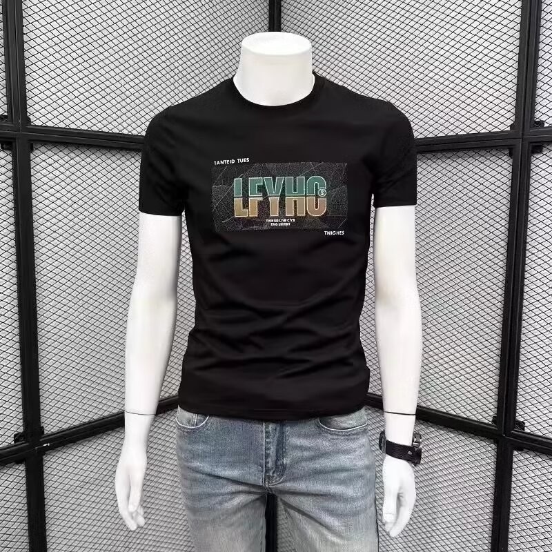 ห้าจุดแขน Street Wear เสื้อยืดฤดูร้อนชาย COD23 Influencer 2024 พิมพ์ 2025new แขนสั้น ins สไตล์ใหม่หล