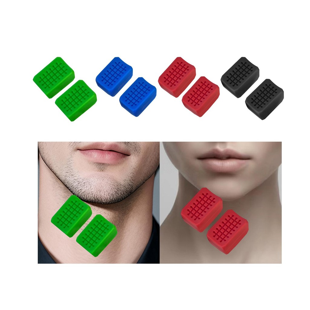 [Tachiuwa21] 2 ชิ้น Jawline Exerciser Shapers Jaw Exerciser สําหรับผู้ชายผู้ใช้ระดับกลางบ้าน