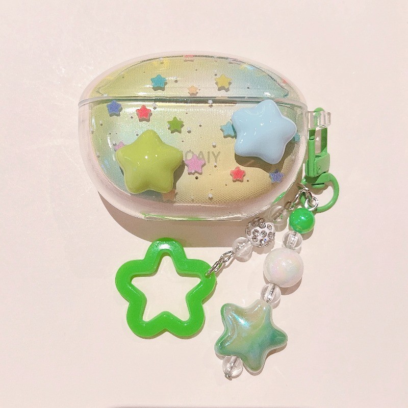 แฟชั่นCase สําหรับ SOAIY SL6/SL6Pro Multi-Theme ออกแบบน่ารักหูฟัง Soft Cover พร้อมลูกปัดตะขอโซ่