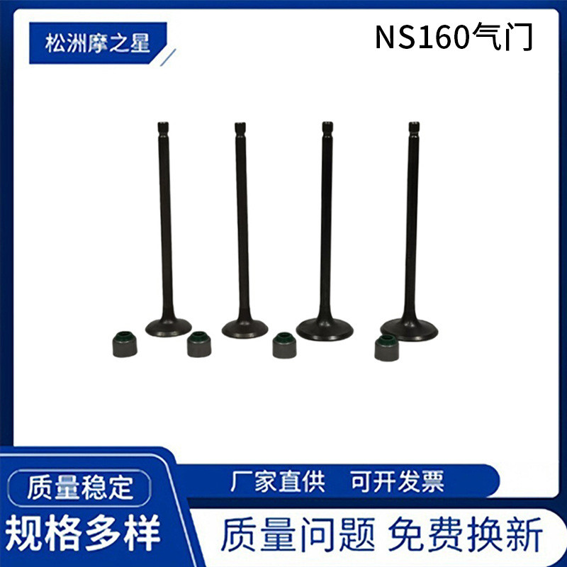 NS160 วาล์วเครื่องยนต์รถจักรยานยนต์เหมาะสําหรับ BAJAJ PULSAR NS150 NS160 ซีลน้ํามันวาล์ว