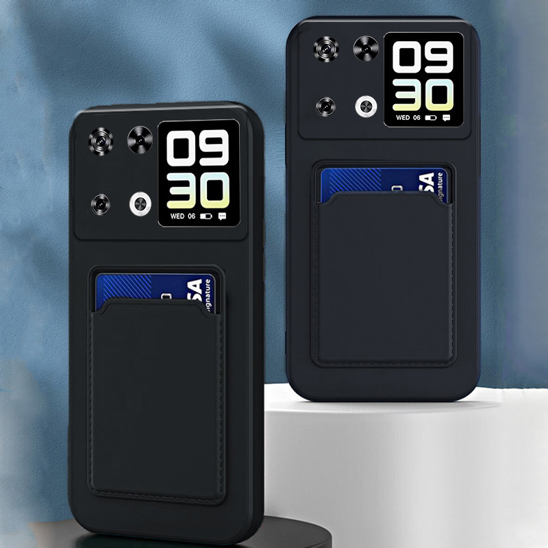 เคสโทรศัพท์สําหรับ Cubot P90 P80 ฝาหลังช่องเสียบการ์ดซิลิกาเจลผู้ถือนุ่มกระเป๋าสตางค์สําหรับ Cubot A