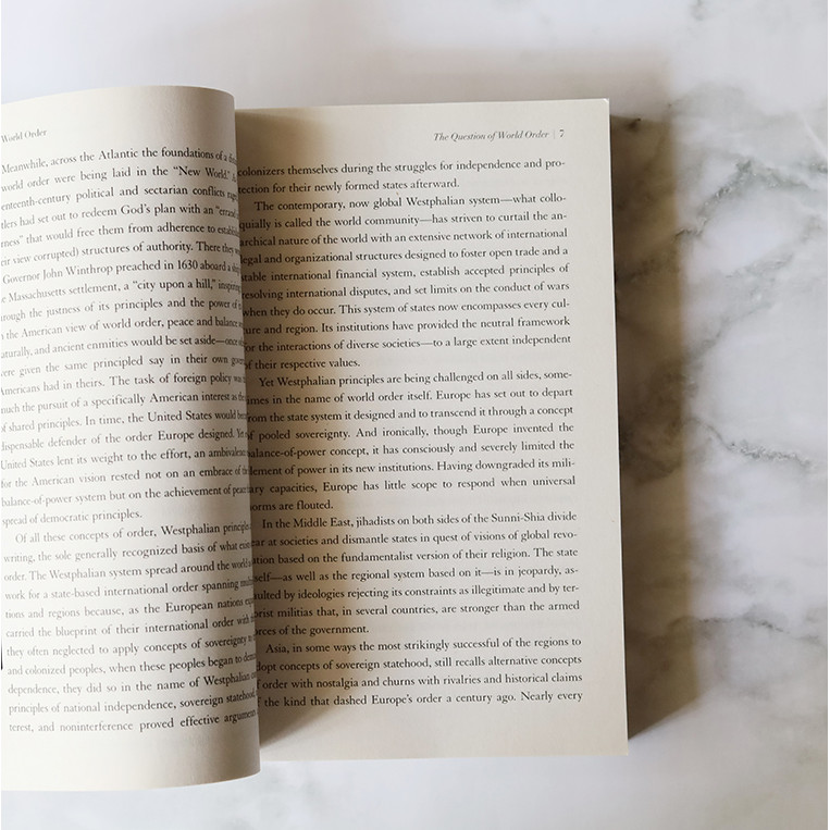 หนังสือต้นฉบับภาษาอังกฤษ World Order World Order Gissinger Henry kisser