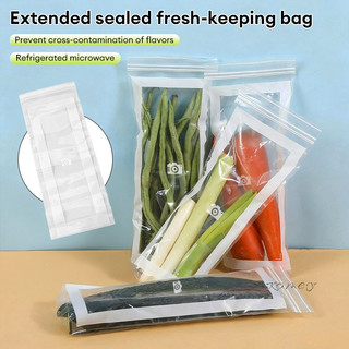 Standing Pouch Double Seal Isi 15 Lembar, Bening Transparant Seal Lebar Ziplock Pouch Premium, Makanan Diri Sealing Bag Moisture-proof Sealed Bag Menebal Double Ribbed Fresh-keeping Bag /komey