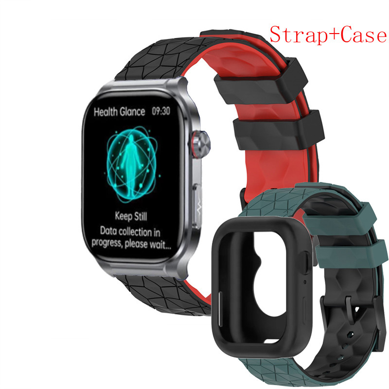 เคส Hcare Plus5 Case สมาร์ทนาฬิกาป้องกันหน้าจอสําหรับ Hcare Plus5 สายรัดซิลิโคนสายรัดข้อมือสร้อยข้อม