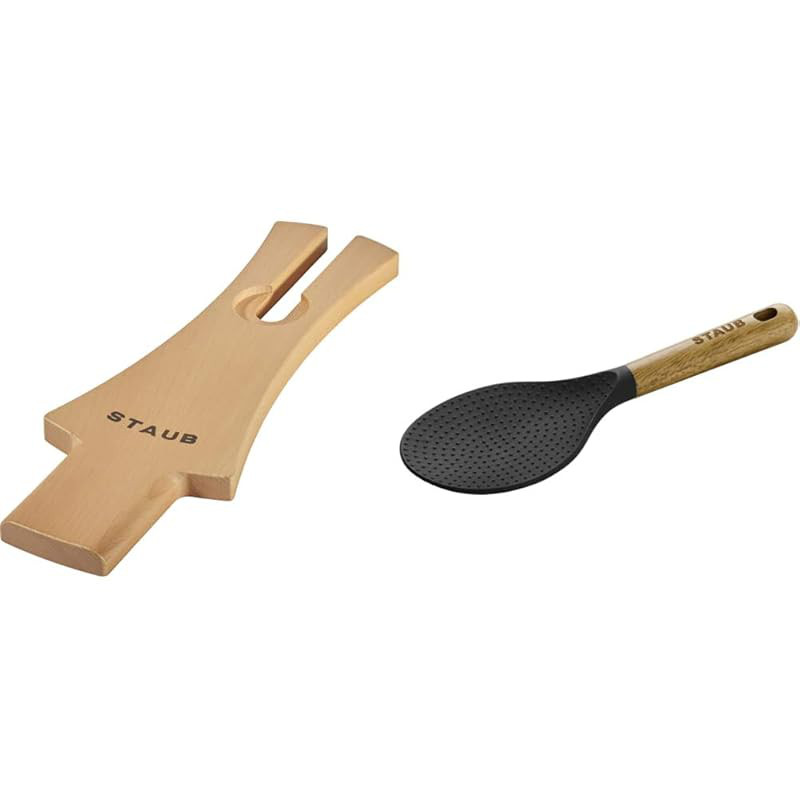Staub Wood Lid Holder - Universal Lid Stand for Cooking Pots and Pans